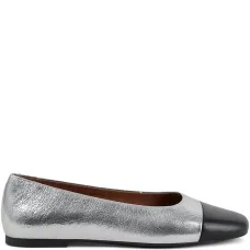 Балетки Jolin с эффектом металлик