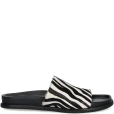 шлепанцы Effie с зебровым принтом