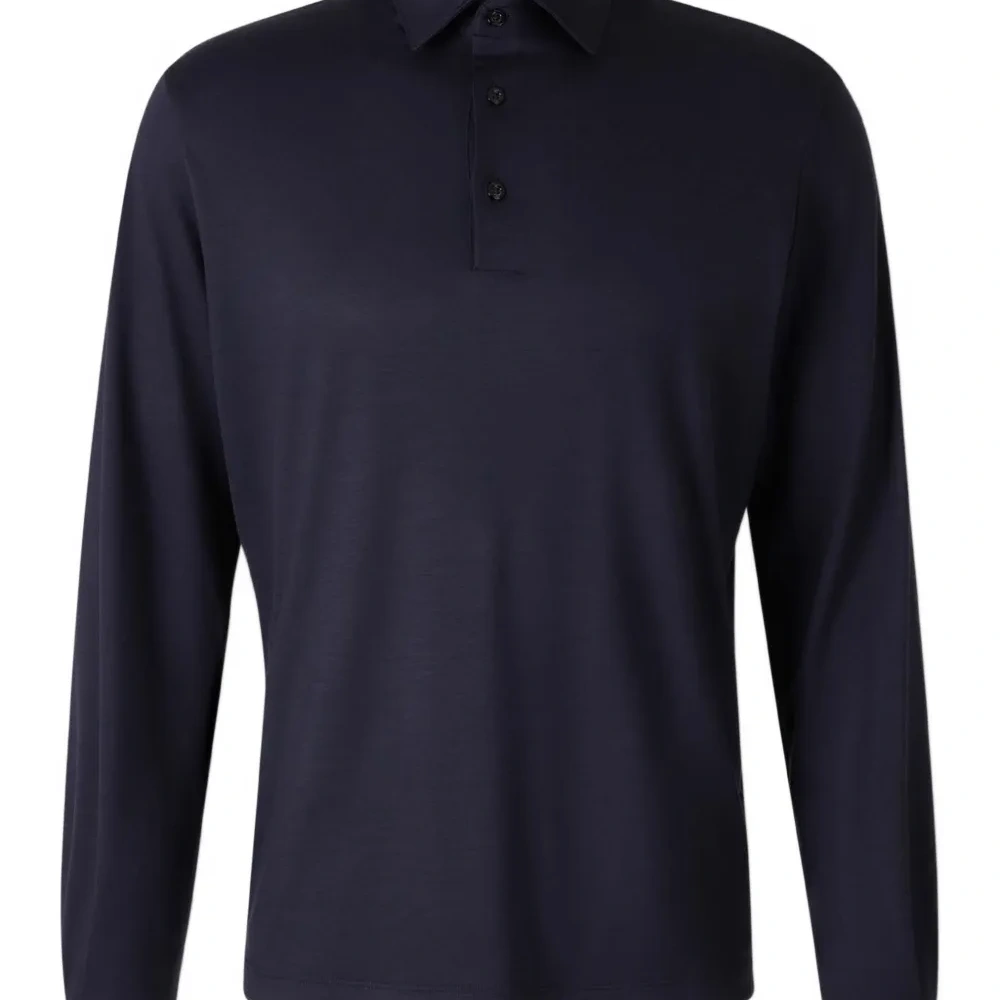 рубашка поло с длинными рукавами