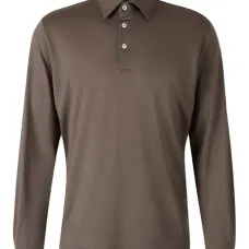 рубашка поло с длинными рукавами