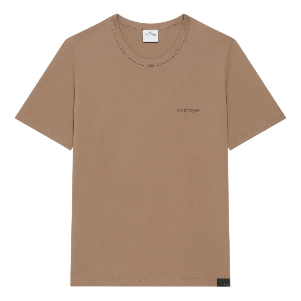 Футболка с вышитым логотипом