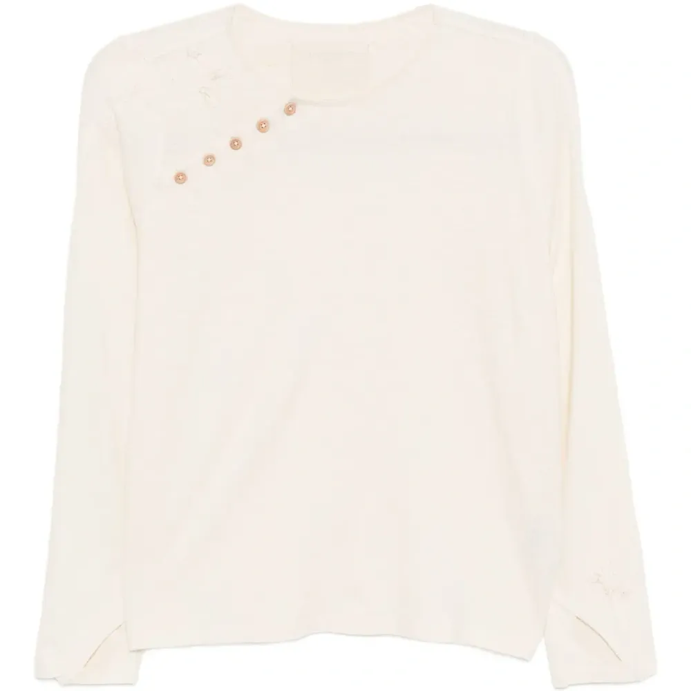 топ с косым воротником