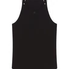 Топ без рукавов с U-образным вырезом