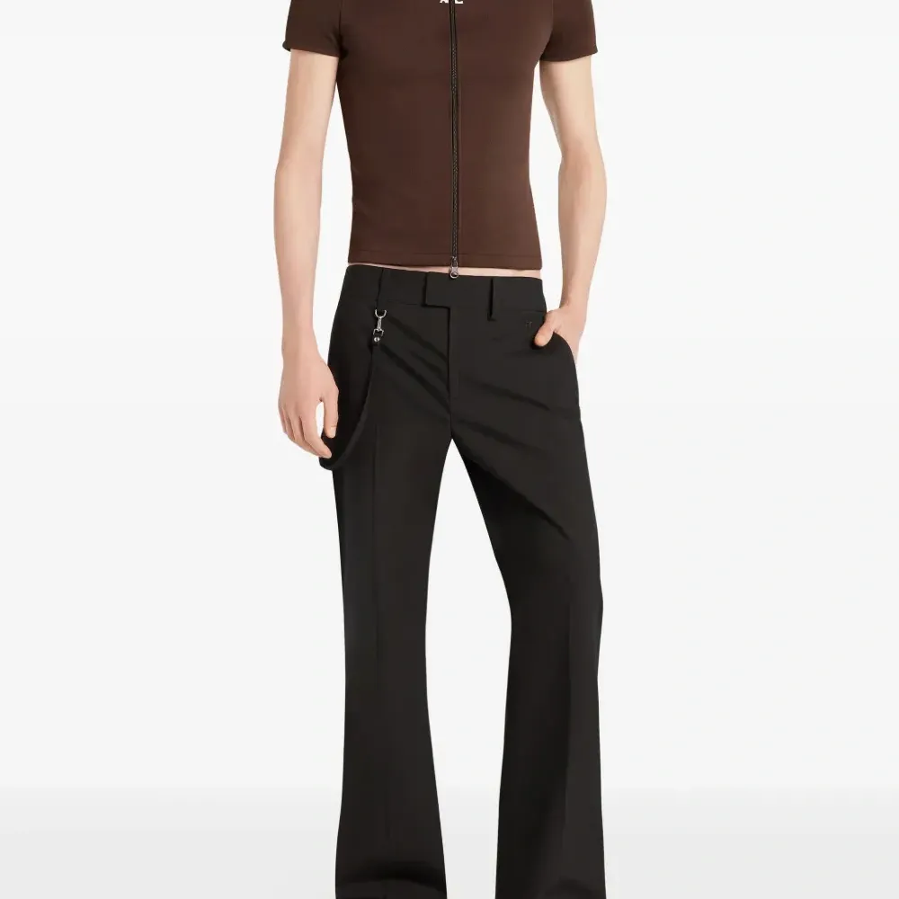 футболка на молнии с воротником