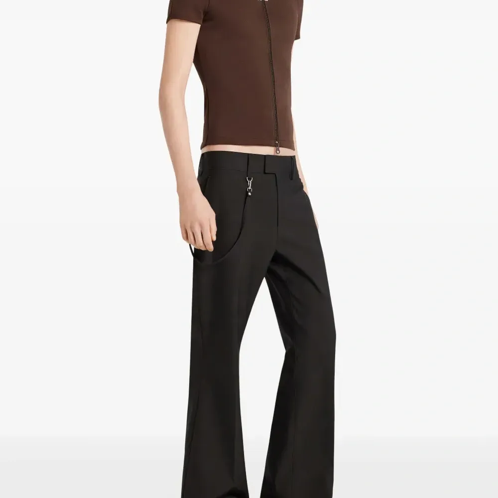 футболка на молнии с воротником