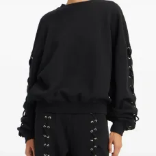 толстовка со шнуровкой