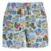 Плавки-шорты с принтом