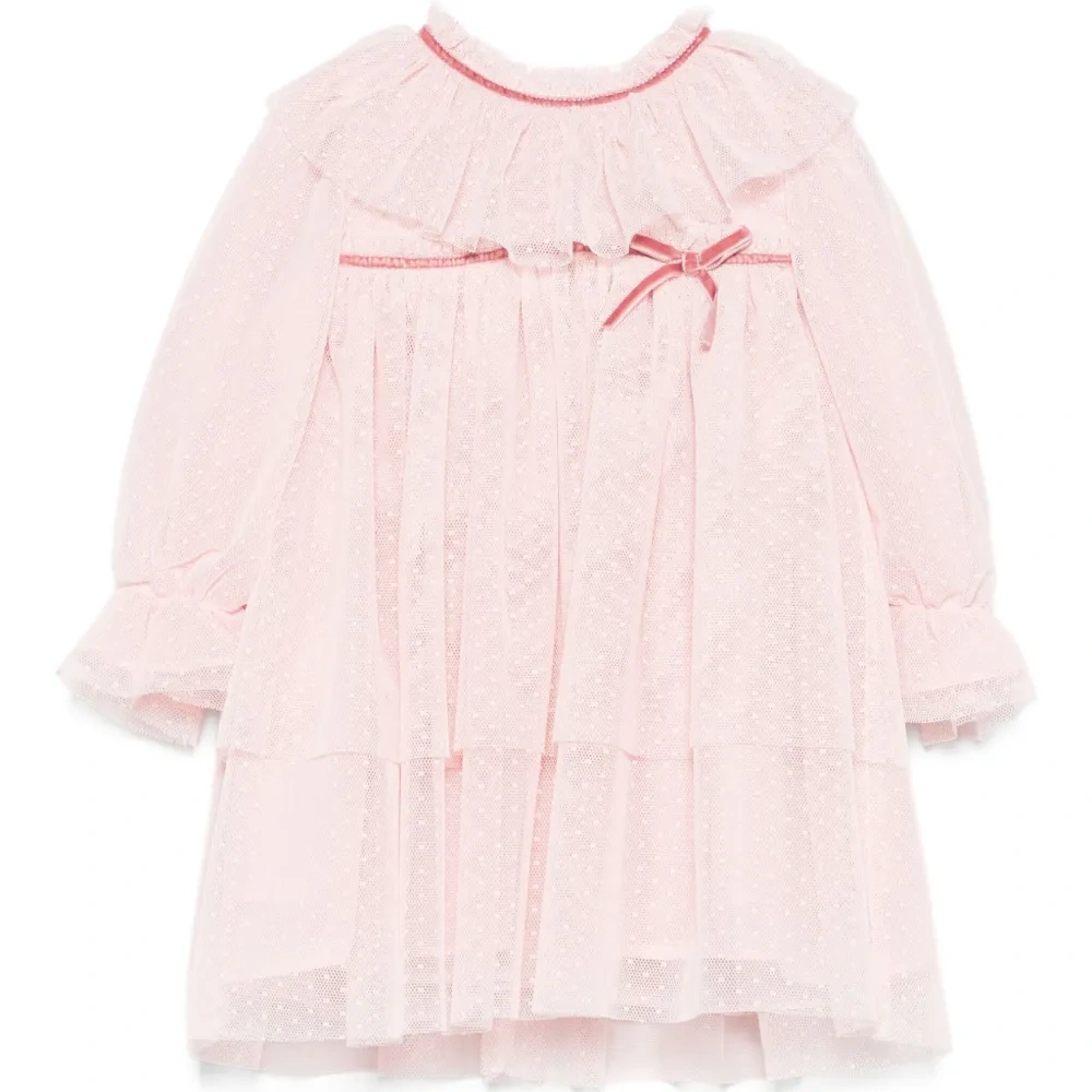 Платье с оборками