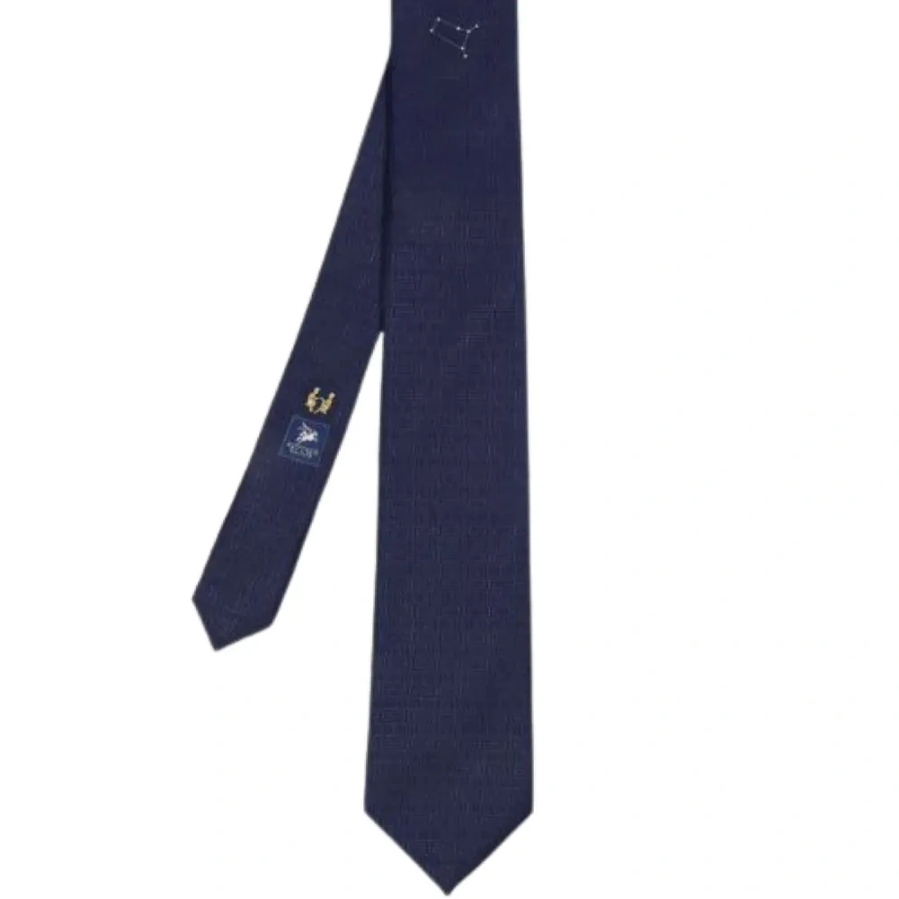 шелковый галстук с геометричным узором