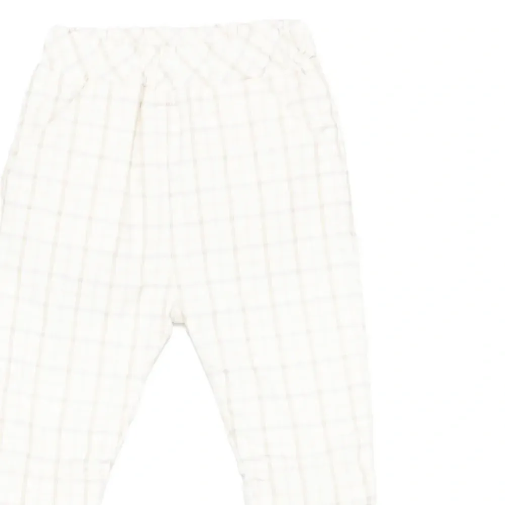 Комплект из топа и брюк в клетку