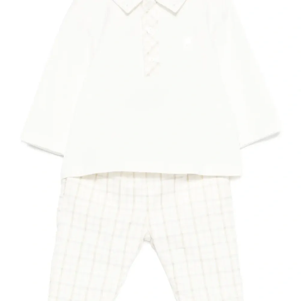 Комплект из топа и брюк в клетку