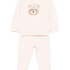 Комплект из топа и брюк с вышивкой