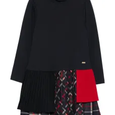 Платье со вставками