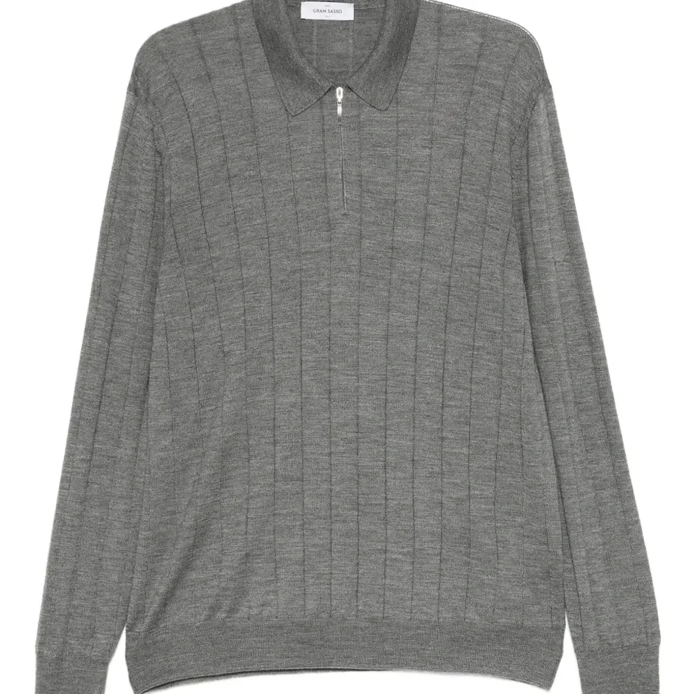 Рубашка поло с воротником на молнии