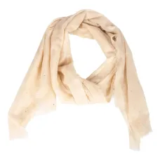 шарф с бахромой и кисточками