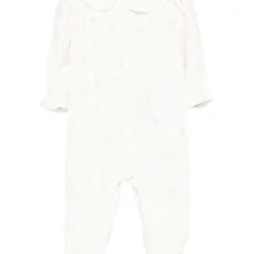 Пижама с воротником Питер Пэн и цветочным принтом