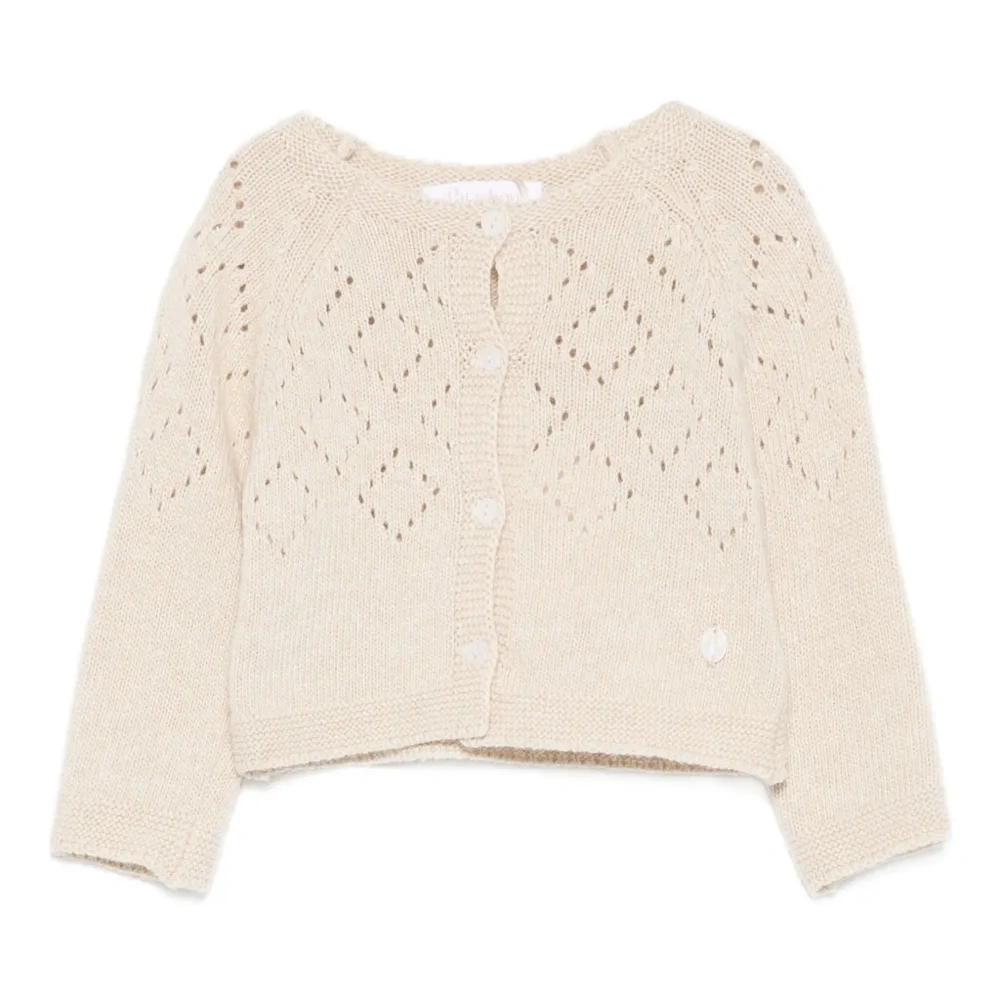 Кардиган в технике кроше