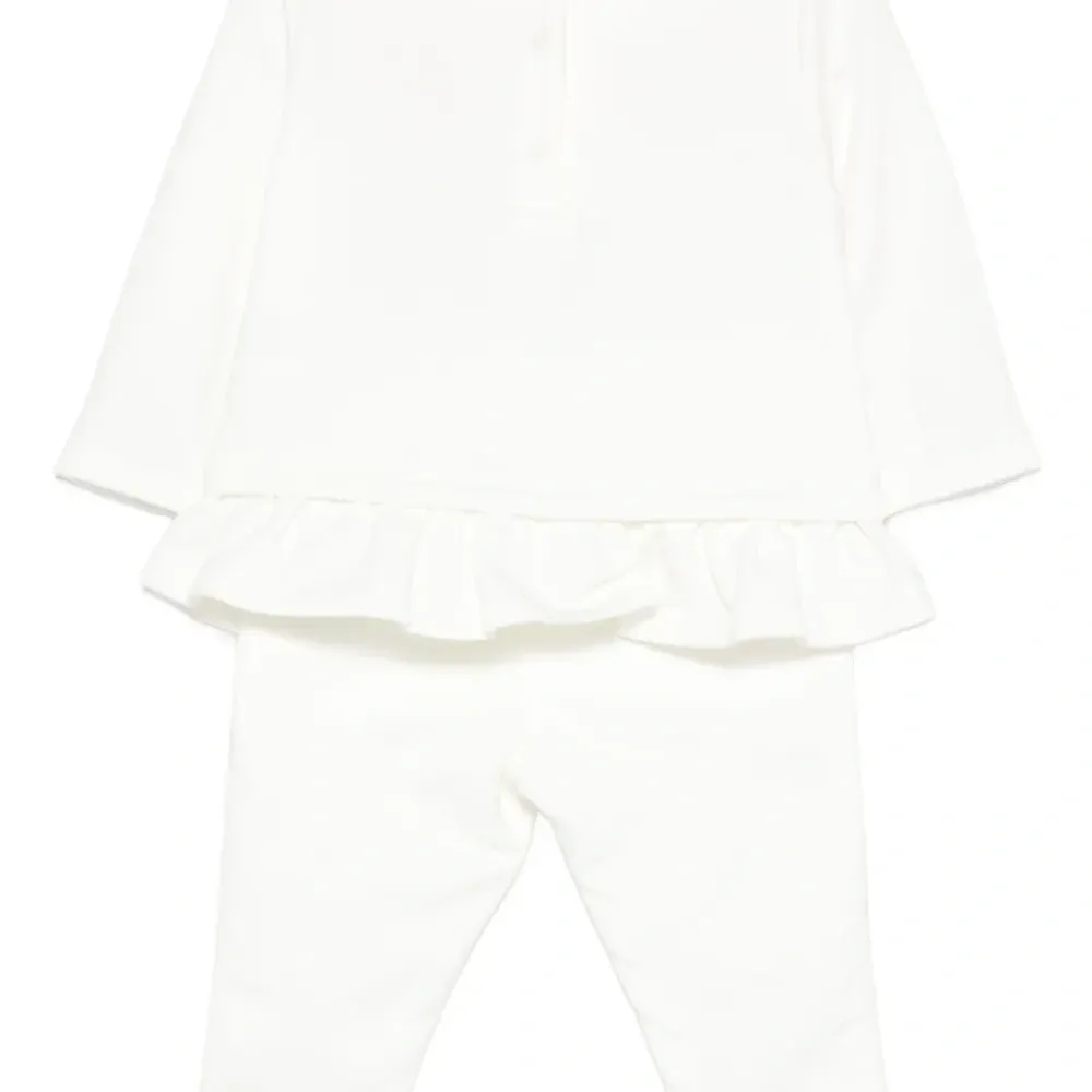 Комплект из топа и брюк с бантом