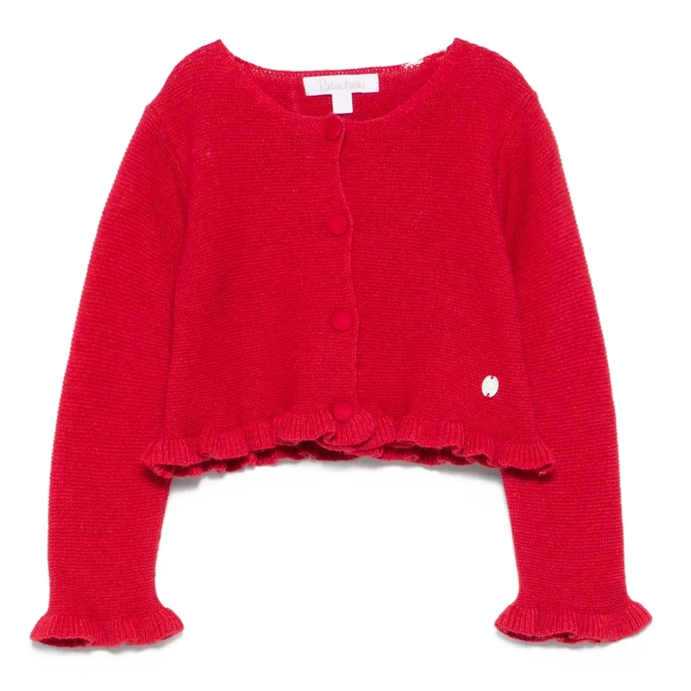 Кардиган с оборками