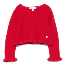 Кардиган с оборками