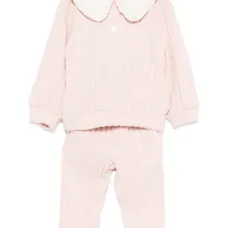 Комплект из топа и брюк фактурной вязки