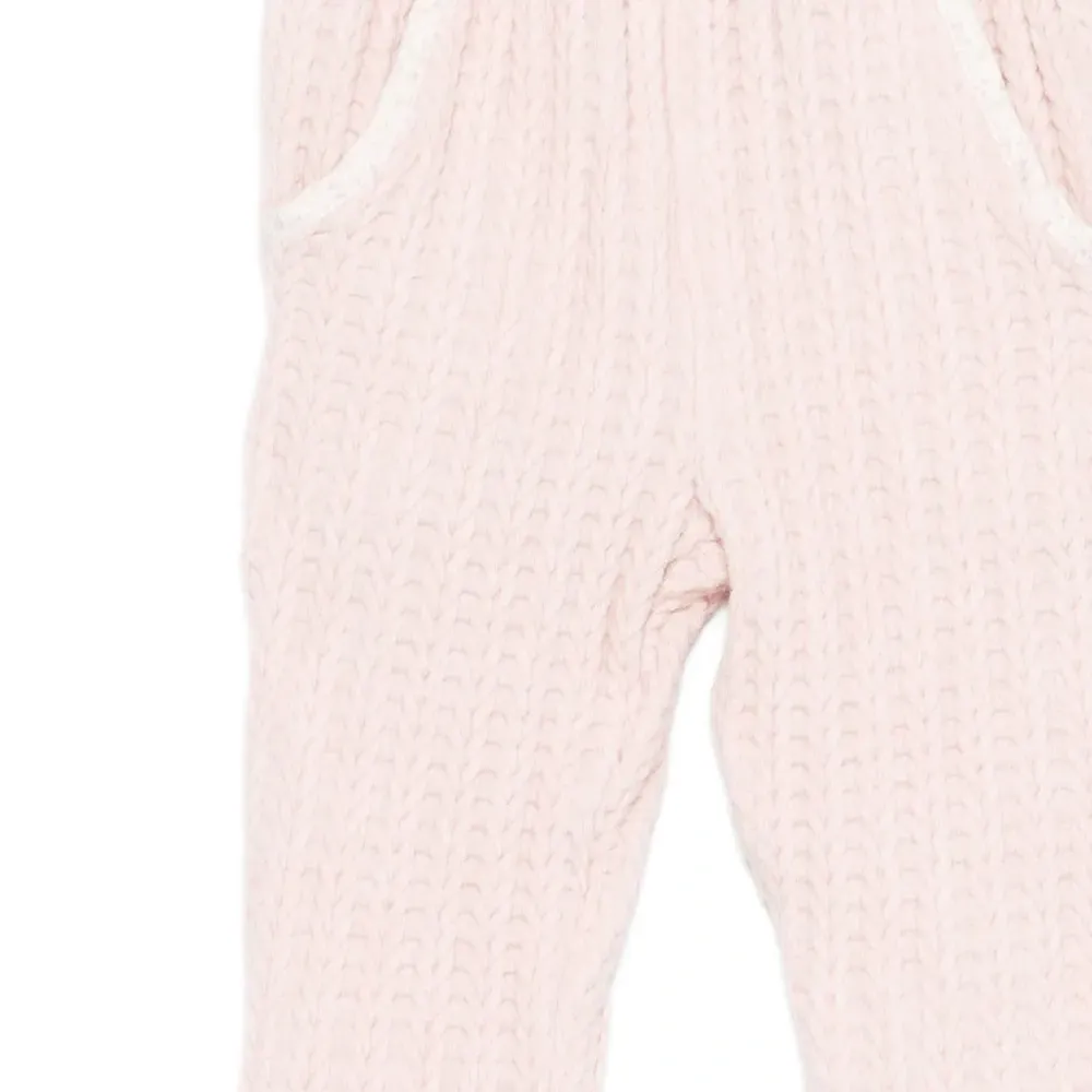 Комплект из топа и брюк фактурной вязки