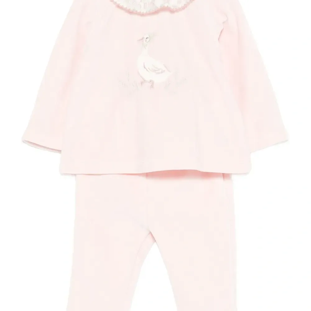 Комплект из топа и брюк с вышивкой Комплект из топа и брюк с вышивкой