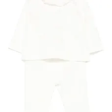 Комплект из топа и брюк с оборками