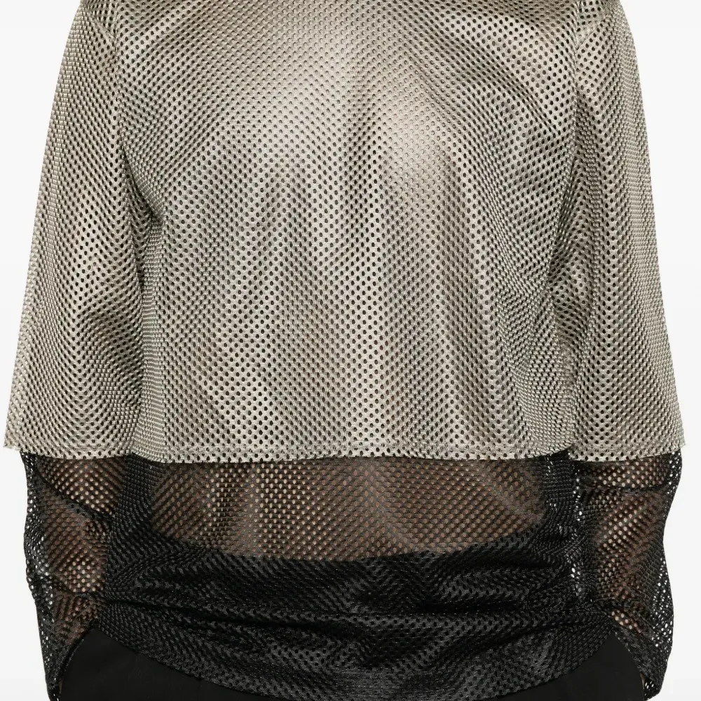 Сетчатая футболка с длинными рукавами