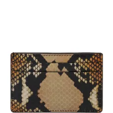 картхолдер с тиснением под кожу змеи