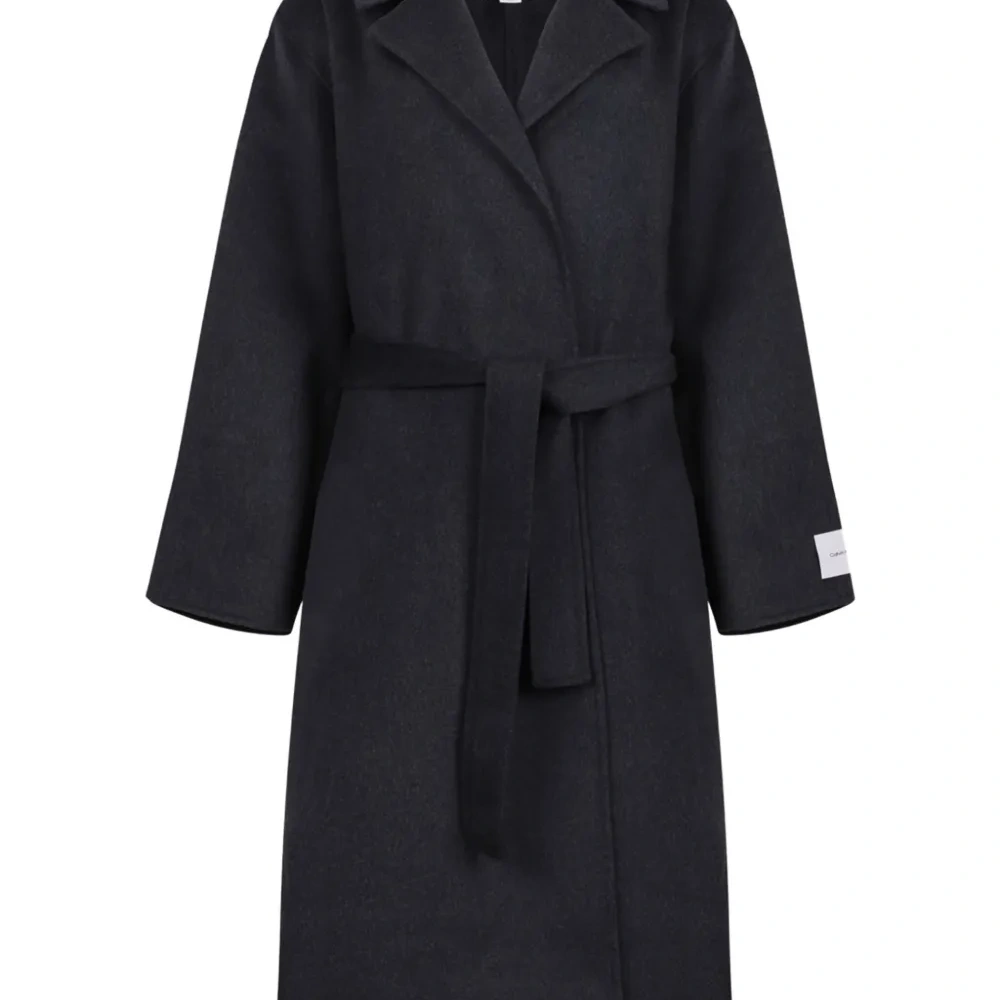 Пальто с поясом из шерстяной смеси