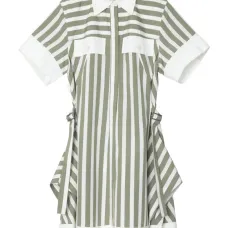 Платье-рубашка в полоску