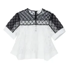 Кружевной топ с бисером Кружевной топ с бисером