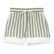 полосатые шорты с кулиской