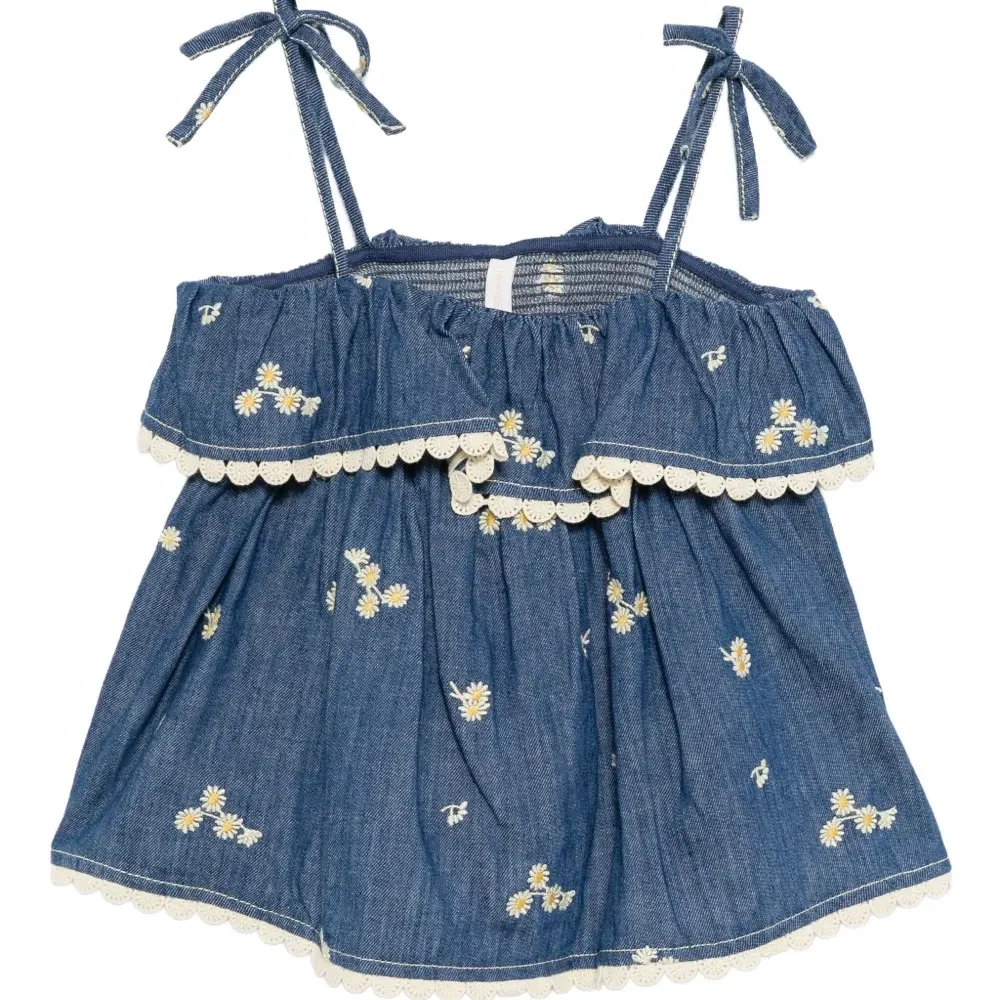 джинсовый топ Lucky