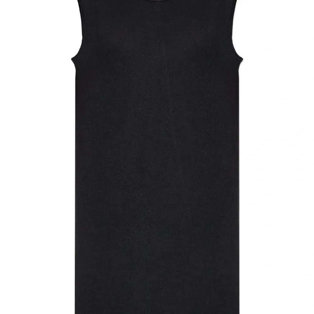 Топ без рукавов с круглым вырезом