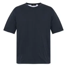 футболка с контрастной отделкой