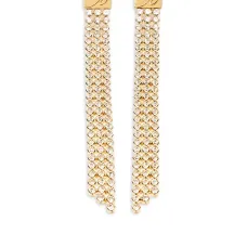 серьги с кристаллами