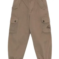 Брюки карго с вышитым логотипом Брюки карго с вышитым логотипом