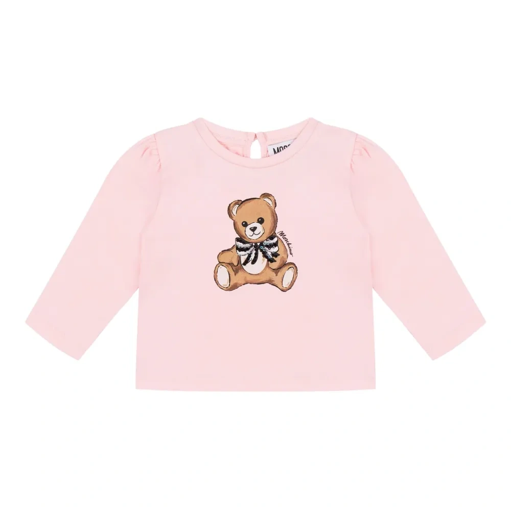 топ с длинными рукавами и принтом