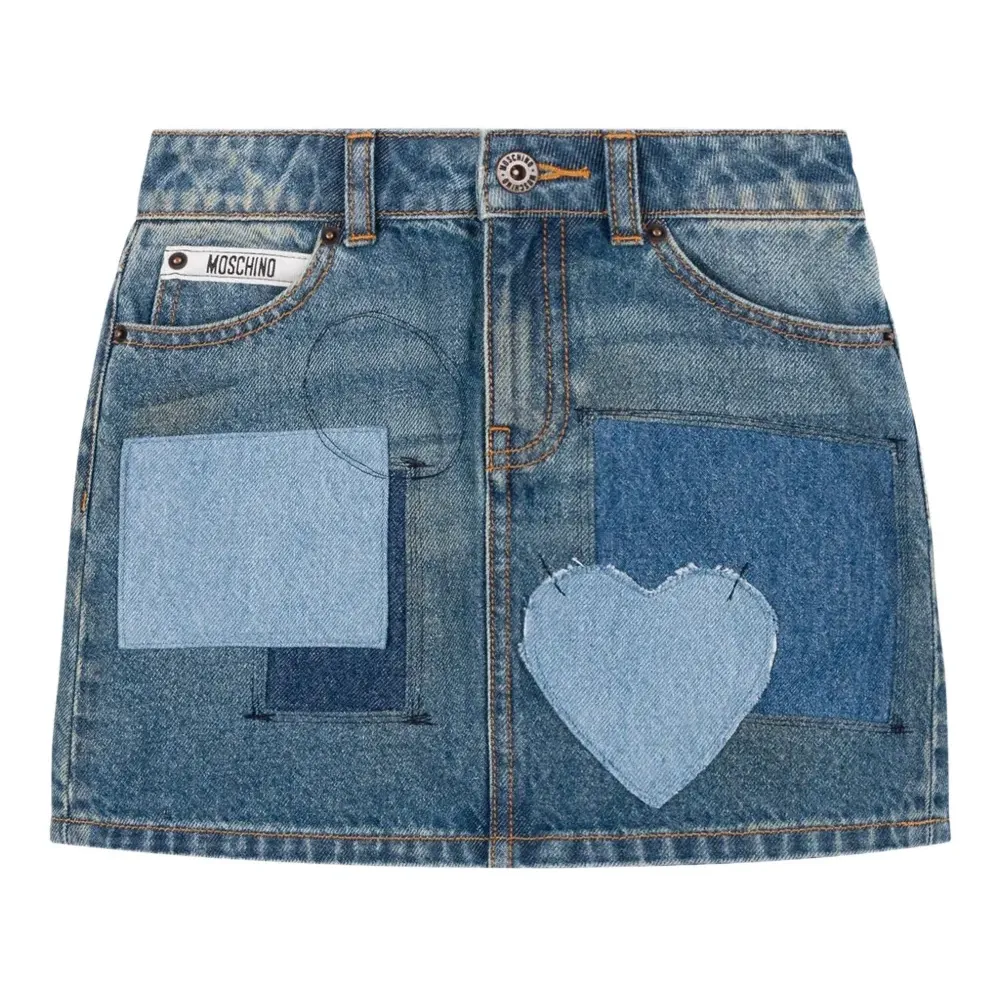 джинсовая юбка мини