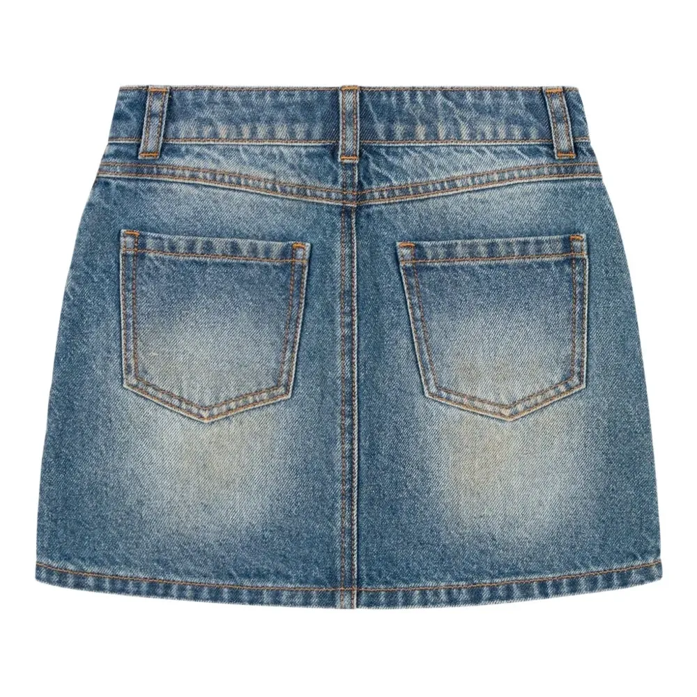 джинсовая юбка мини