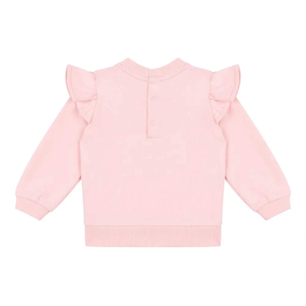 Толстовка с оборками на рукавах