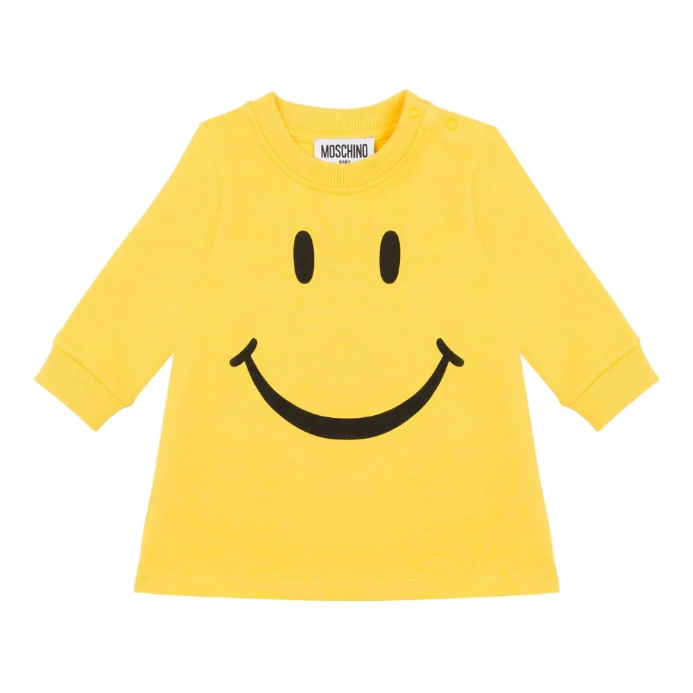 платье с длинными рукавами и принтом