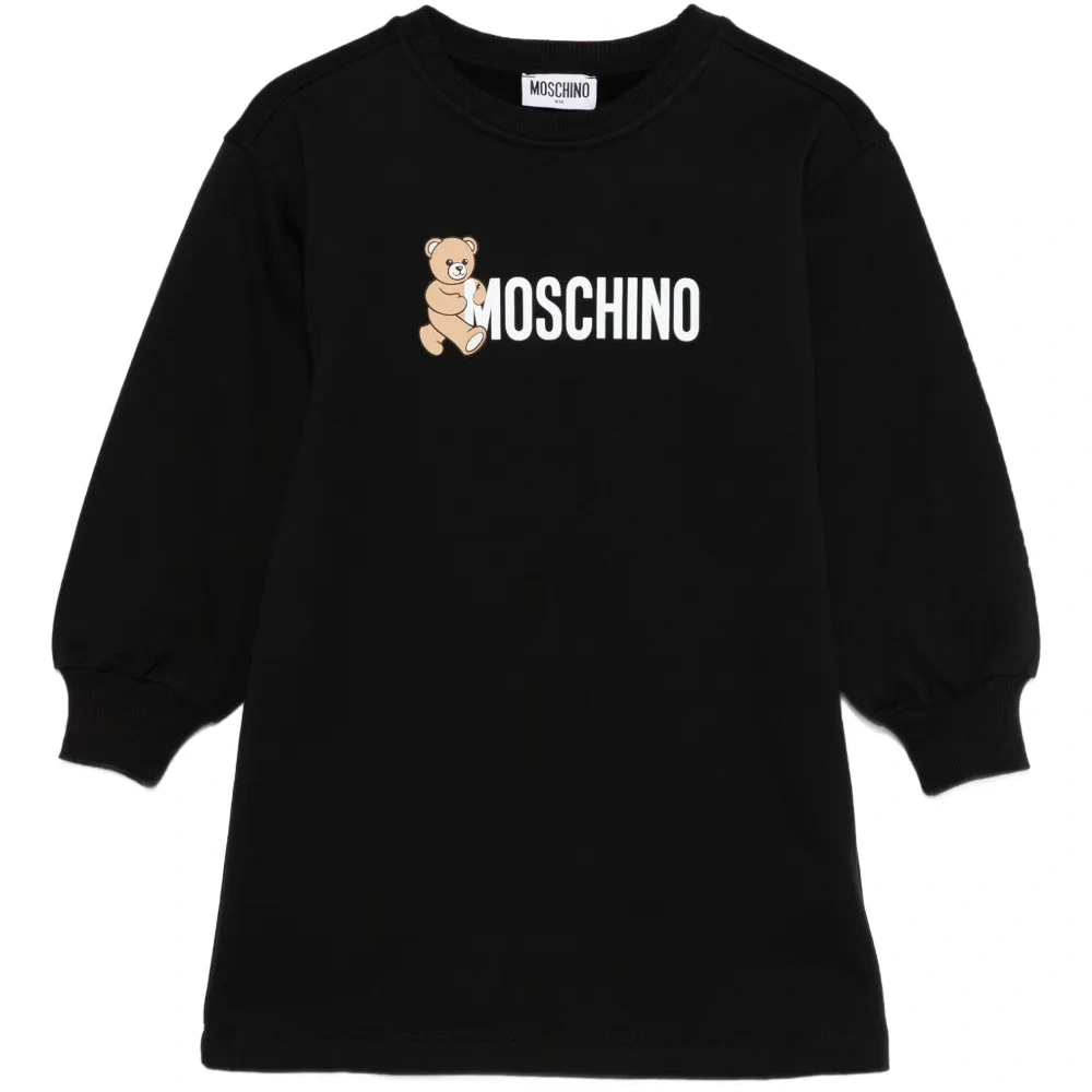 Платье с объемными рукавами и принтом