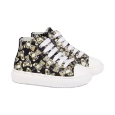 Высокие кеды с принтом