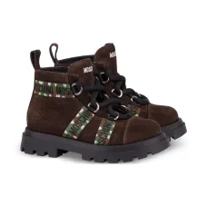 Ботинки с камуфляжным принтом