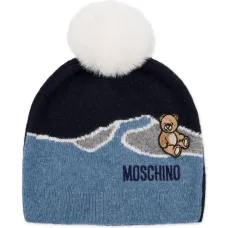 шапка бини с принтом