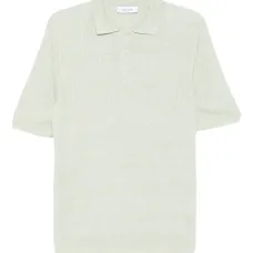 Рубашка поло в рубчик