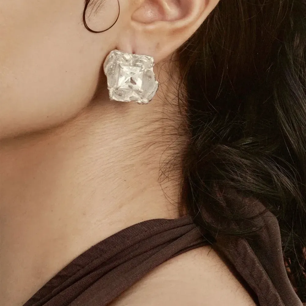 Серьги Jaqui с сапфирами